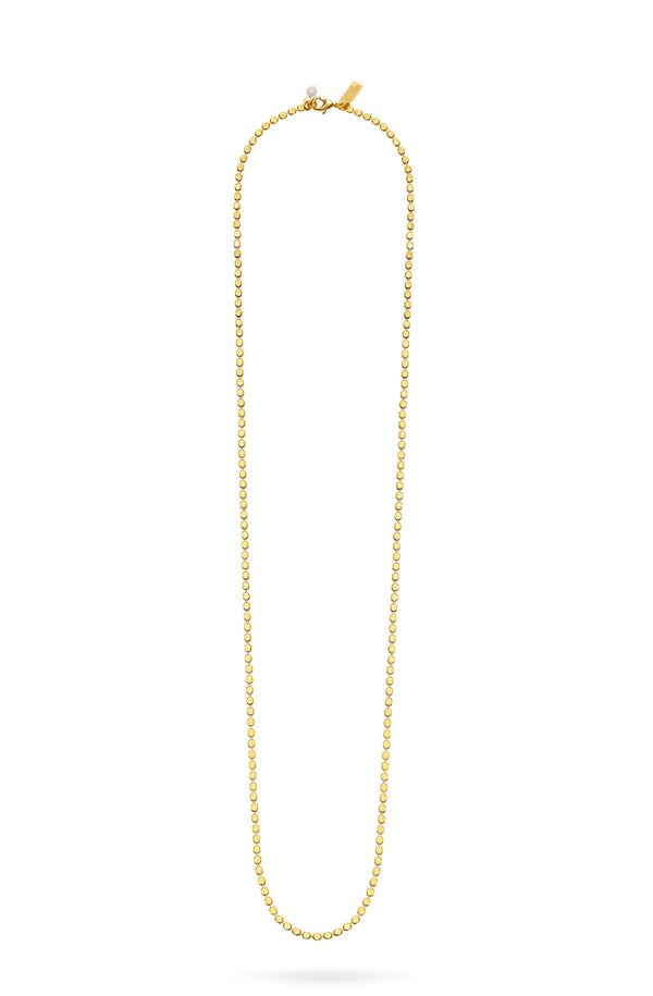 TALIS CHAINS Women Dot Chain Necklace Long- Gold