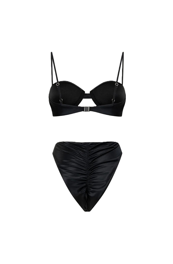 PARAMIDONNA Women Daisy Love Black Curve Bikini