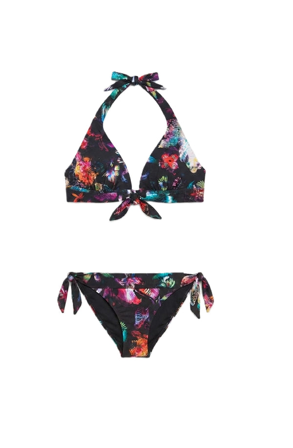 PAIN de SUCRE Women  Donia Triangle Top and Diva Tie-waist Bikini Bottom