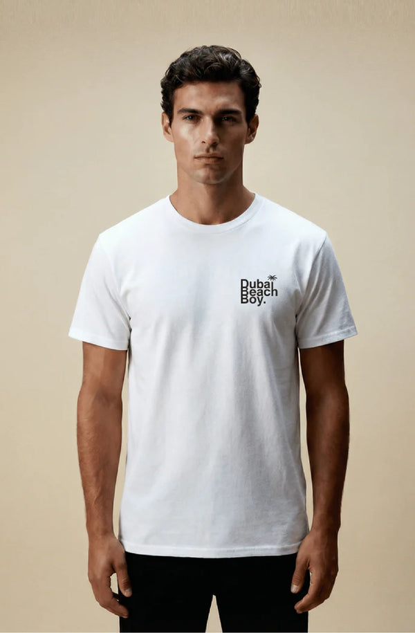 DUBAI BEACH BOYS Men Cotton T-Shirt Dubai Beach Boy