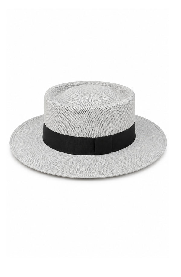 RONNEL Unisex Dumont Grey with Black Band Hat