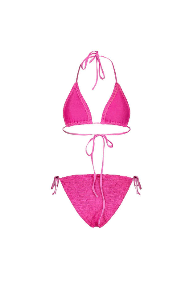 PARAMIDONNA Women Ema Fuchsia Side-Ties Bikini