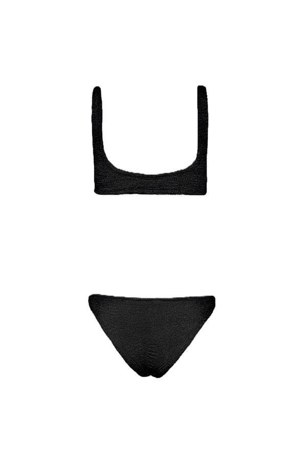 PARAMIDONNA Women Emily Black Sporty Bustier Bikini