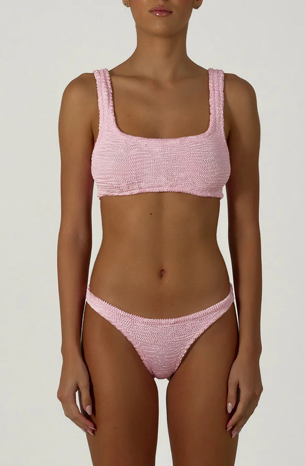 PARAMIDONNA Women Emily Pink Cake Sporty Bustier Bikini