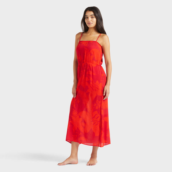 VILEBREQUIN Women Long Viscose Dress Flower Power