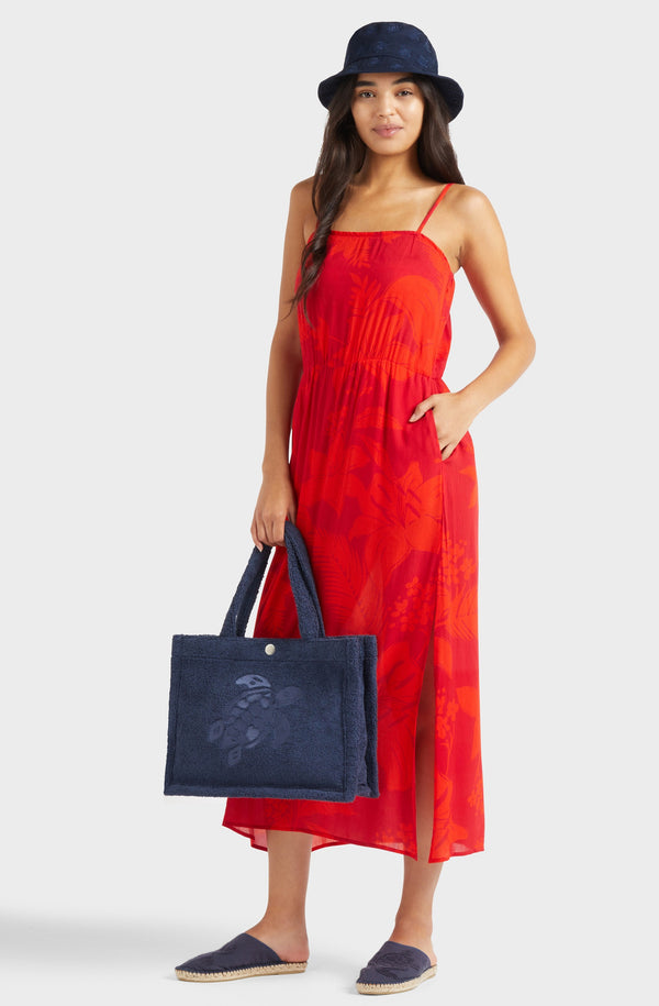 VILEBREQUIN Women Long Viscose Dress Flower Power
