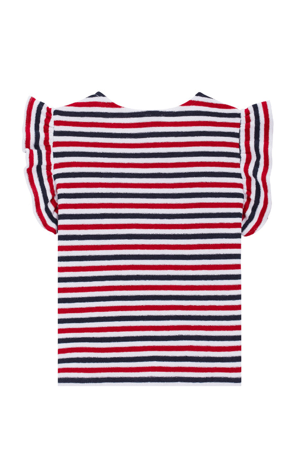 VILEBREQUIN Girls Striped Terry Tank Top