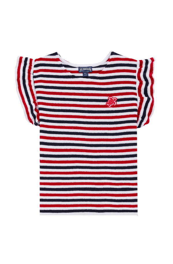 VILEBREQUIN Girls Striped Terry Tank Top