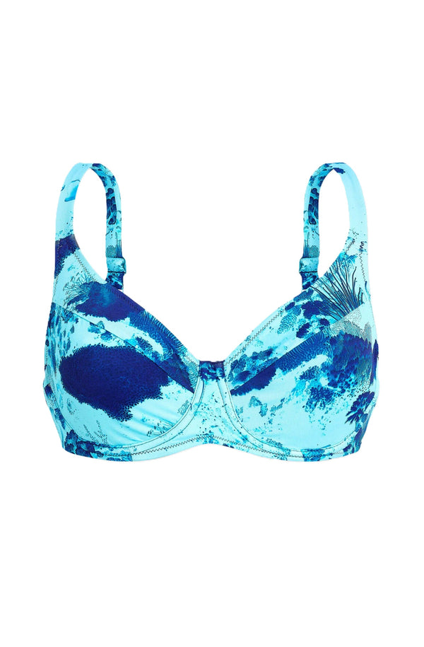 VILEBREQUIN Women Underwire Bikini Top Coral Reef