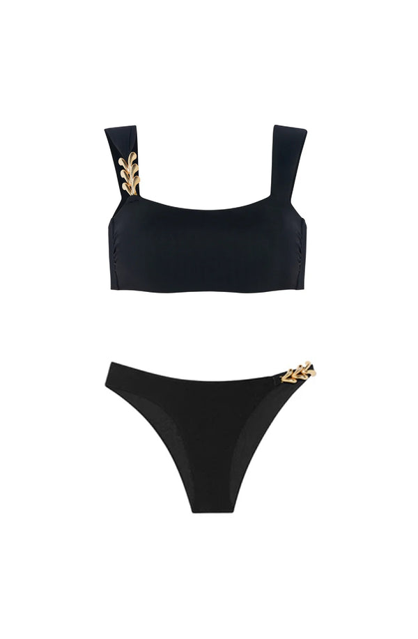 PAIN de SUCRE Women Ephy Sports Bra and Dani Low-waist Bikini