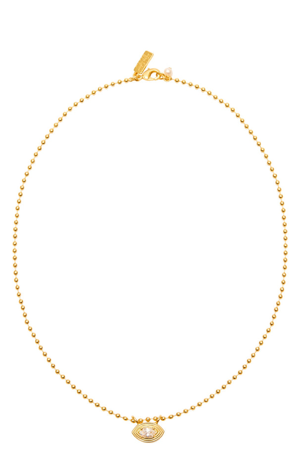 TALIS CHAINS Women Evil Eye Pendant On Ball Chain- CZ
