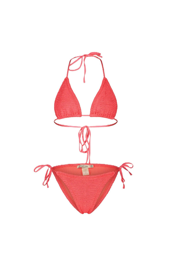 PARAMIDONNA Women Ema Coral Side-Ties Bikini