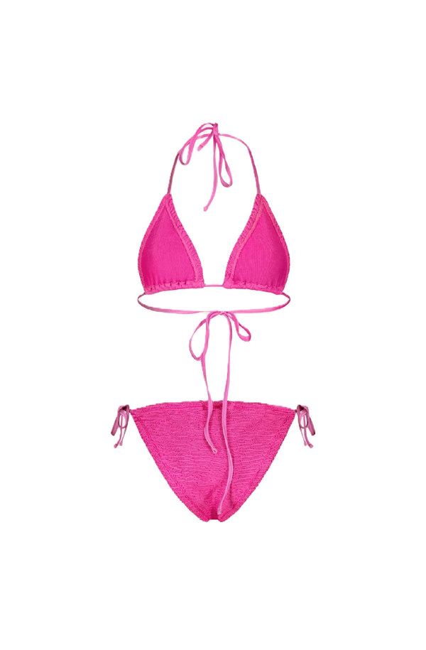 PARAMIDONNA Women Ema Fuchsia Side-Ties Bikini