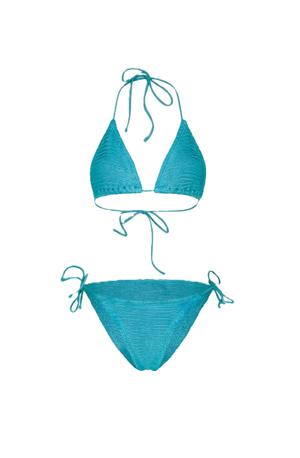 PARAMIDONNA Women Ema Pacific Blue Side-Ties Bikini