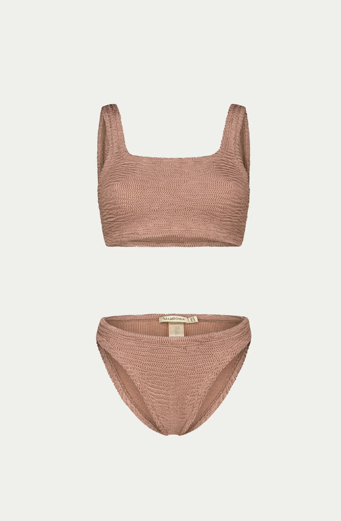 PARAMIDONNA Women Emily Rose Beige Sporty Bustier Bikini