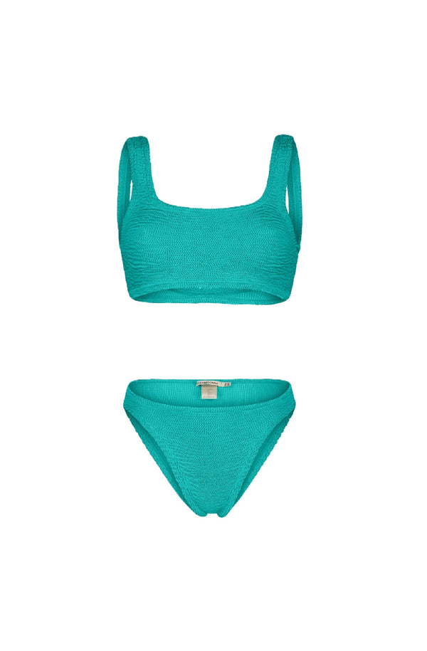 PARAMIDONNA Women Emily Sea Green Bustier Bikini