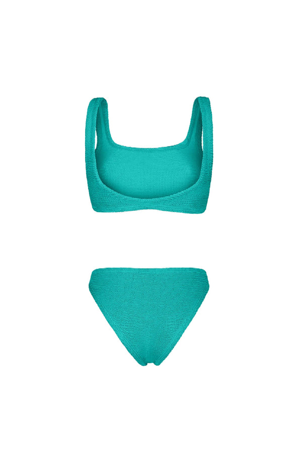 PARAMIDONNA Women Emily Sea Green Bustier Bikini