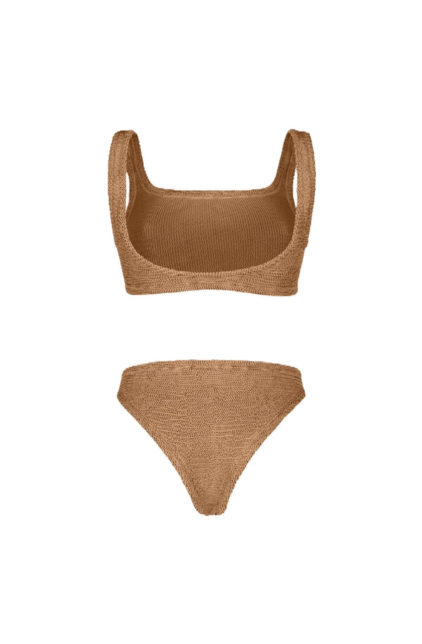 PARAMIDONNA Women Emily Camel Sporty Bustier Bikini