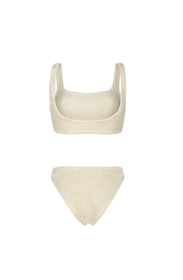PARAMIDONNA Women Emily Ivory Sporty Bustier Bikini