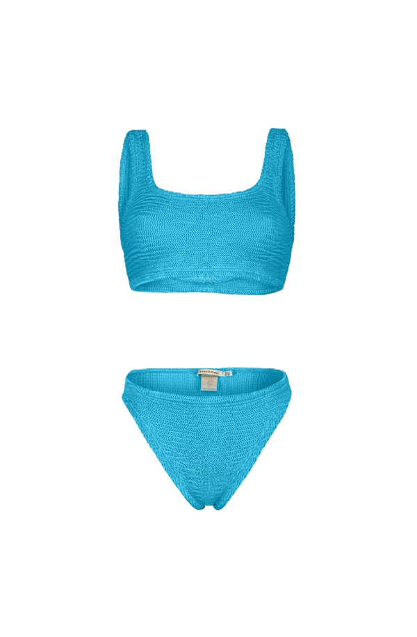 PARAMIDONNA Women Emily Pacific Blue Sporty Bustier Bikini