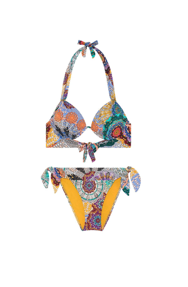 PAIN de Sucre Women Fabia Mono-Underwire Top and Diva Tie-waist Bikini
