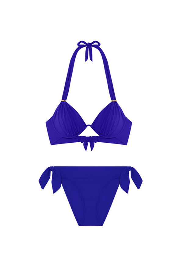 PAIN de SUCRE Women Fabia Mono-Underwire and Diva Tie-waist Bikini