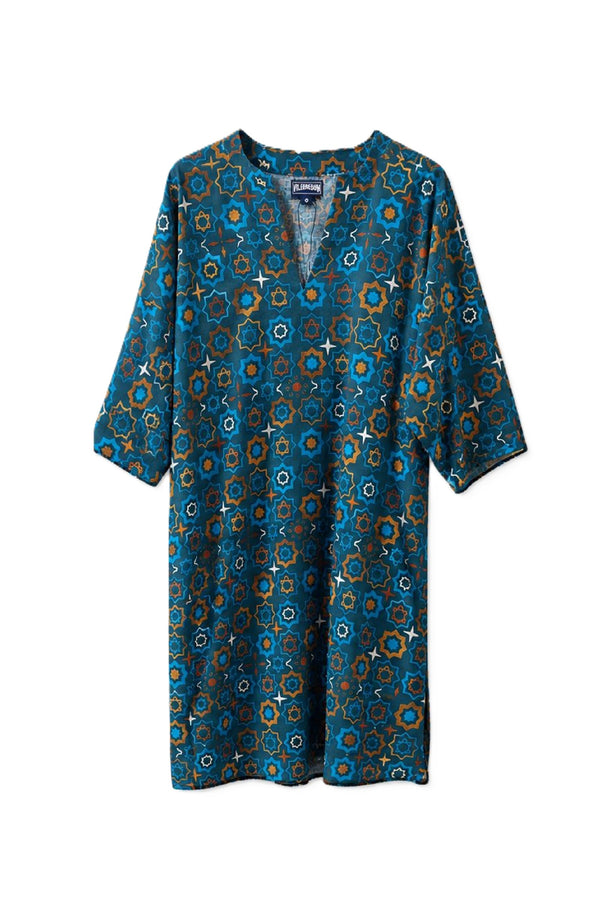 VILEBREQUIN Women Linen Cover-Up Geometric Print