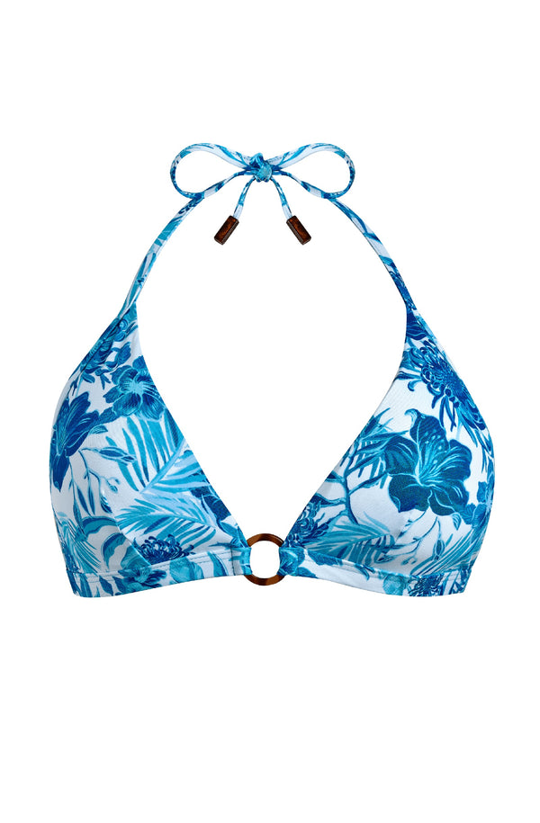 VILEBREQUIN Women Halter Bikini Top Tahiti Flowers