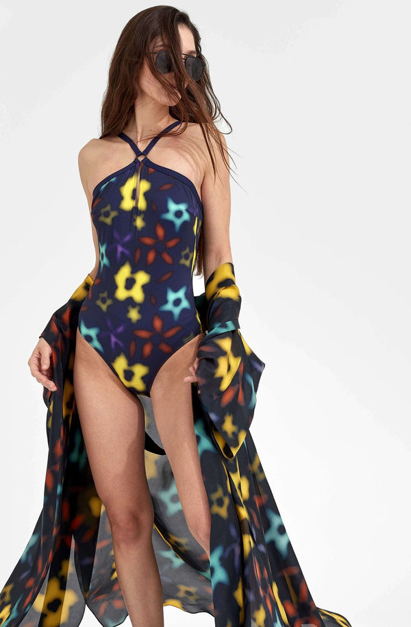 VILEBREQUIN Women Key Hole One-Piece Swimsuit Blurred