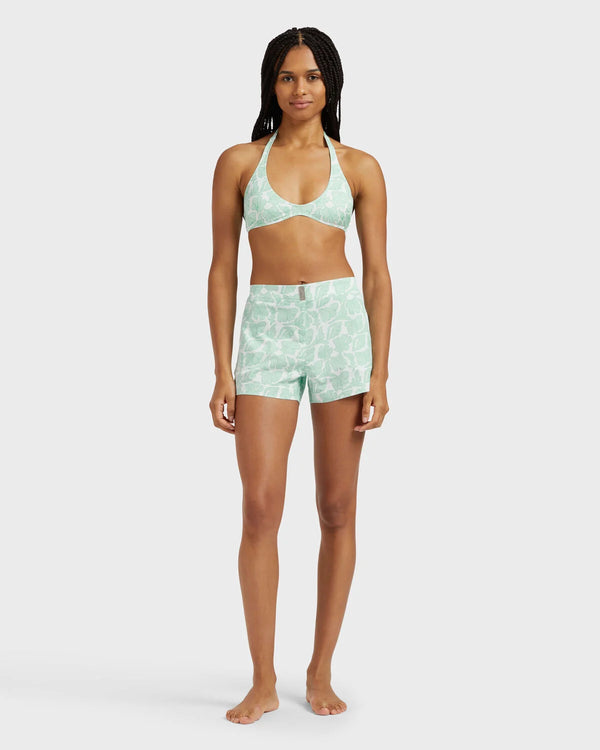 VILEBREQUIN  Women Stretch Flat Belt Swim Shorts Seashells