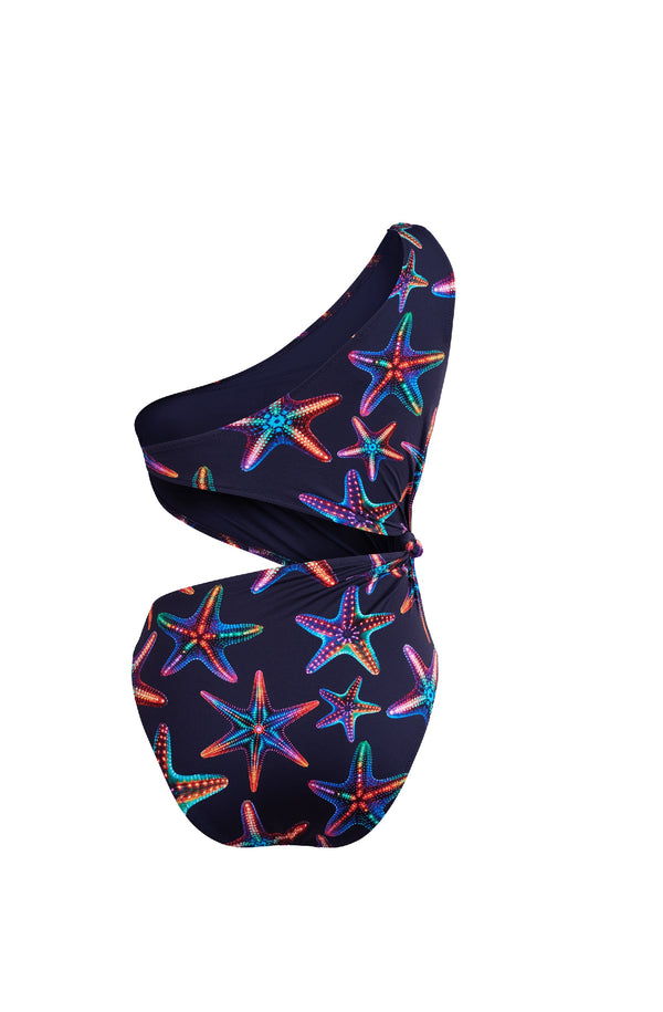 VILEBREQUIN Women Assemetric One-Piece Swimsuit Disco Stars