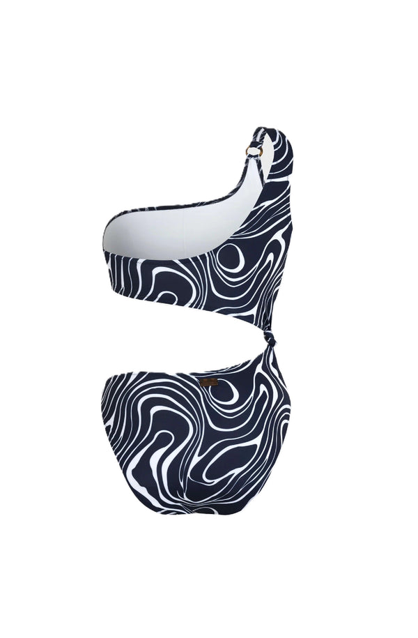 VILEBREQUIN Women Asymmetric One-Piece Swimsuit Waves