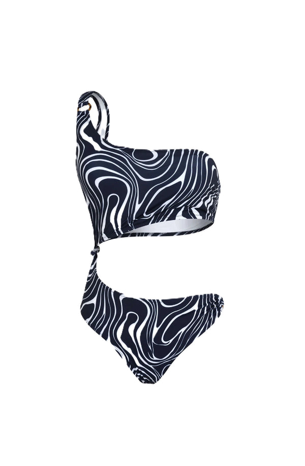 VILEBREQUIN Women Asymmetric One-Piece Swimsuit Waves