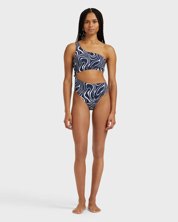 VILEBREQUIN Women Asymmetric One-Piece Swimsuit Waves