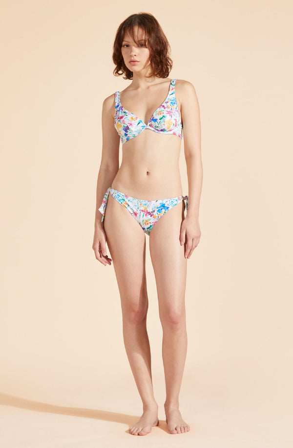 VILEBREQUIN Women Side Tie Bikini Bottom Happy Flowers