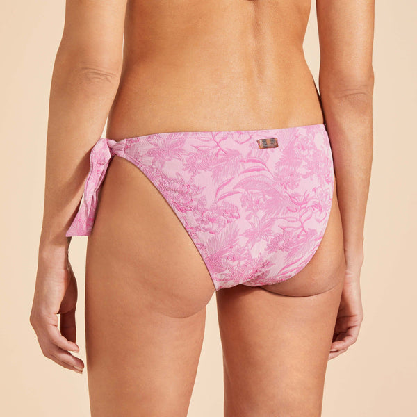 VILEBREQUIN Women Side Tie Bikini Bottom Jacquard Floral