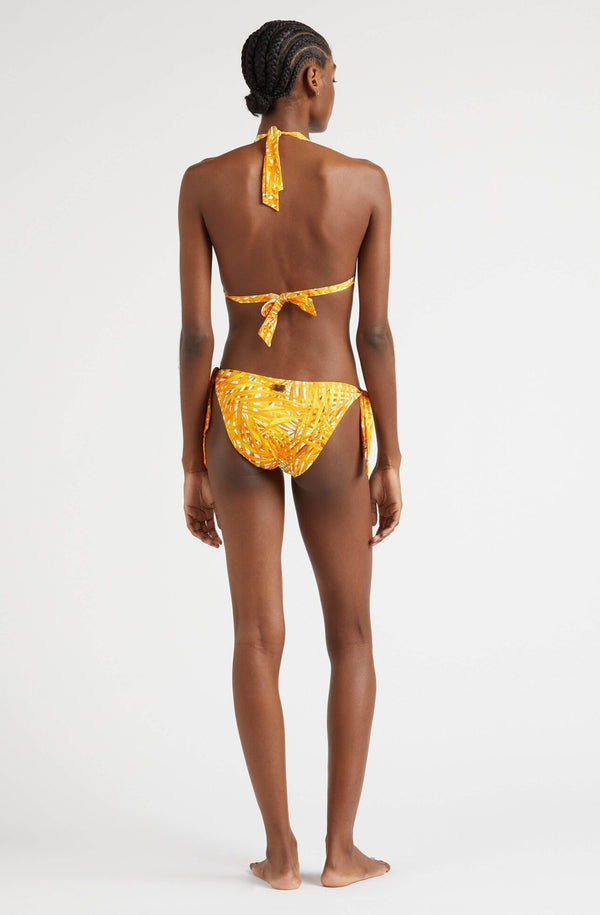 VILEBREQUIN Women Side Tie Bikini Bottom Palm Leaves