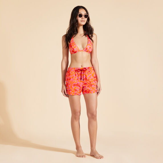 VILEBREQUIN Women Halter Bikini Top New Leopard