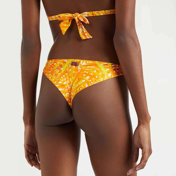 VILEBREQUIN Women Halter Bikini Top Palm Leaves