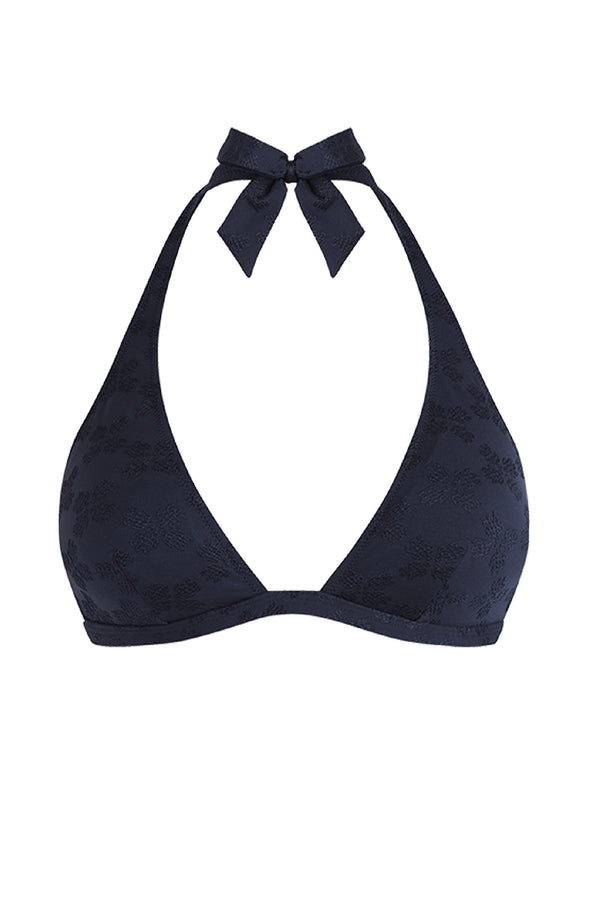 VILEBREQUIN Women Halter Bikini Top Turtles Monogram