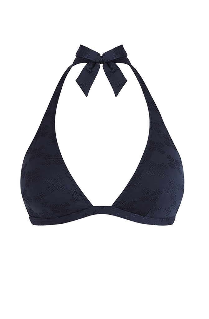 VILEBREQUIN Women Halter Bikini Top Turtles Monogram