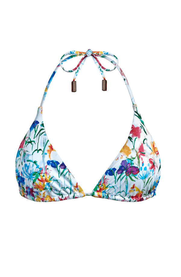 VILEBREQUIN Women Triangle Bikini Top Happy Flowers