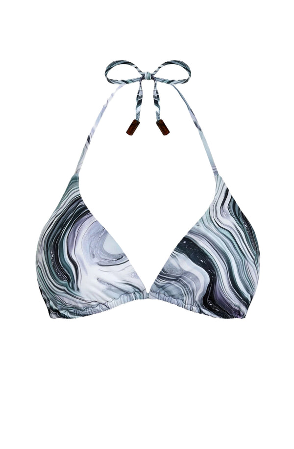 VILEBREQUIN Women Triangle Bikini Top Marble