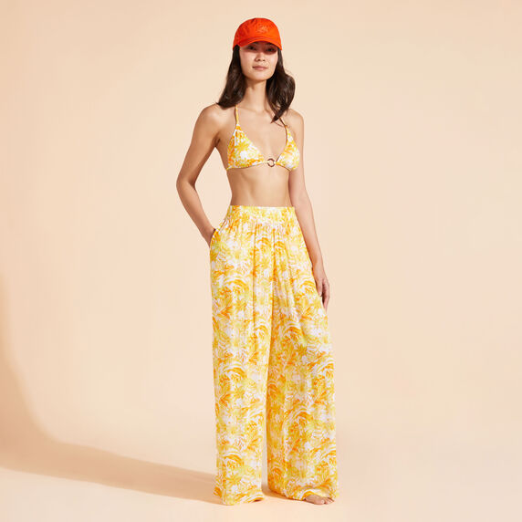 VILEBREQUIN Women Side-Tie Bikini Bottom Tahiti Flowers