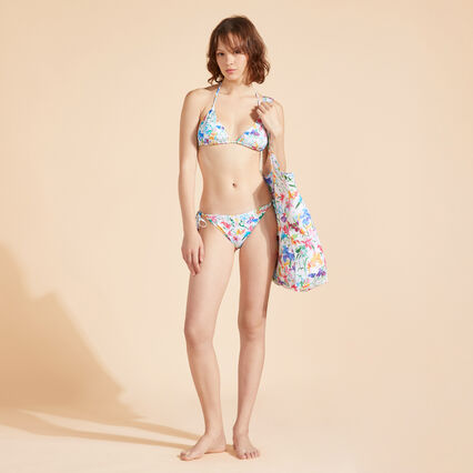 VILEBREQUIN Women Mini Brief Bikini Bottom Happy Flowers