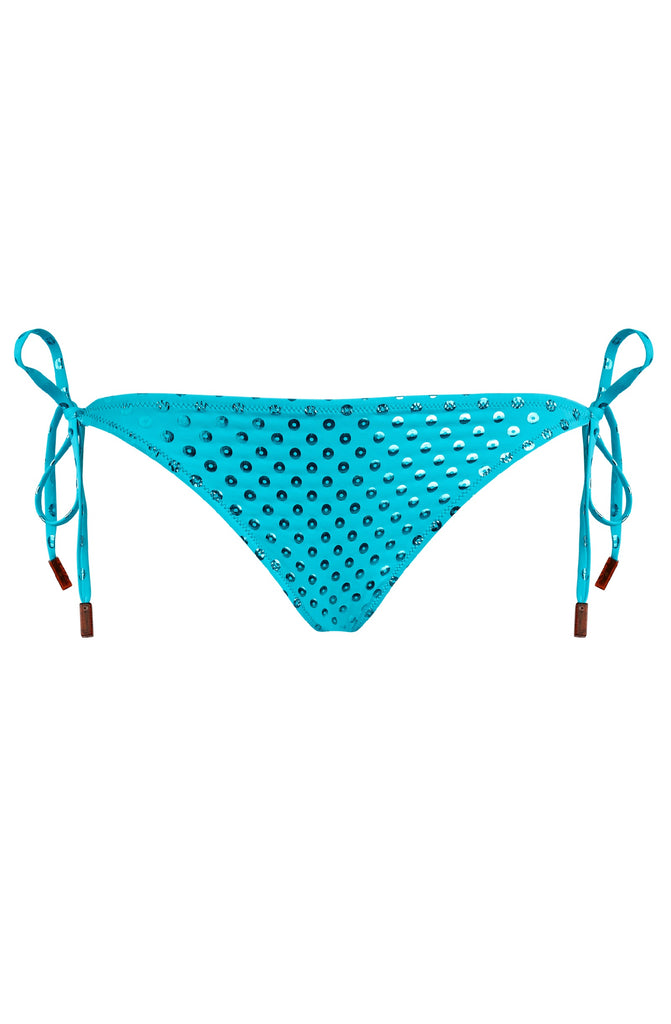 VILEBREQUIN Women Side Tie Bikini Bottom Relief Sparkling