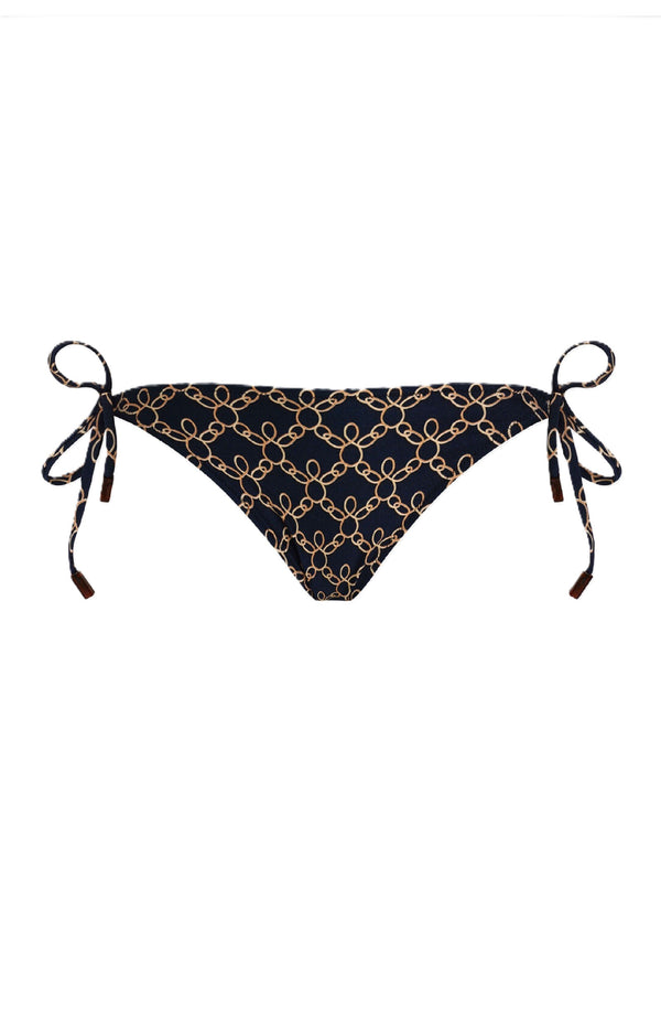 VILEBREQUIN Women Side-Tie Bikini Bottom Turtles Chain