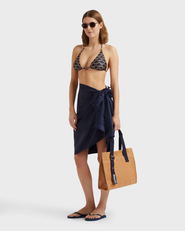 VILEBREQUIN Women Side-Tie Bikini Bottom Turtles Chain