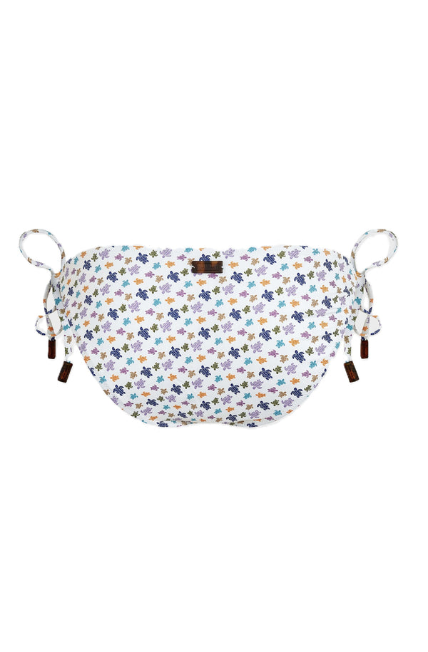 VILEBREQUIN Women Micro Ronde des Tortues Print Side Tie Strap Bikini Bottom