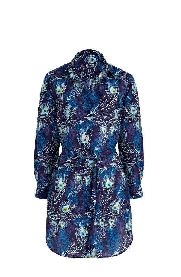 VILEBREQUIN Women Cotton Voile and Shirt Dress Eyes of the Wind